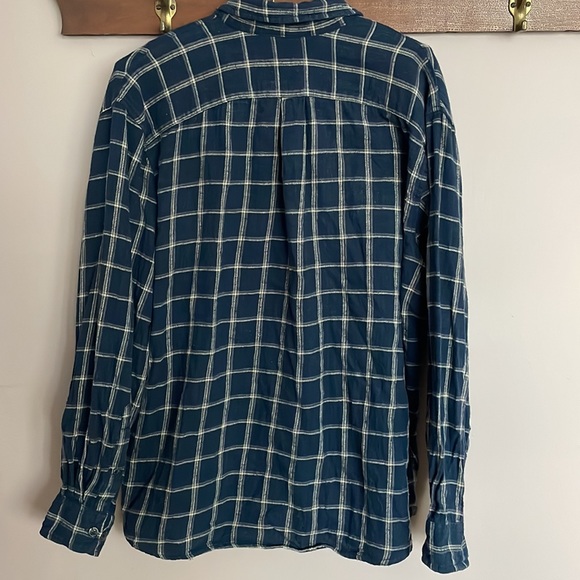Vintage Navy Blue Flannel Shirt - Picture 5 of 5